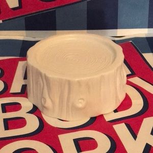 Bath and Body Works Tree Stump Candle Holder